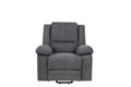 Electric Power Recliner Chair With Massage For Elderly ,Remote Control Multi Function Lifting, Timing, Cushion Heating Chair With Side Pocket Dark Grey Dark Grey Power Remote Metal Primary Living Space Soft American Design Pillow Top Arms Cat Scratch