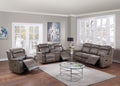 Contemporary Power Motion Sofa 1Pc Couch Living Room Furniture Dark Coffee Coffee Faux Leather Metal Primary Living Space Cushion Back Contemporary Pillow Top Arms Faux Leather 3 Seat