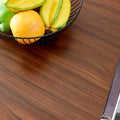 Modern And Practical Walnut Textured Coffee Tablestea Tables. The Double Layered Coffee Table Is Made Of Mdf Material. Suitable For Living Room 43.3