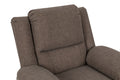 Electric Power Recliner Chair With Massage For Elderly ,Remote Control Multi Function Lifting, Timing, Cushion Heating Chair With Side Pocket Brown Brown Power Remote Metal Primary Living Space American Design Cat Scratch Fabric