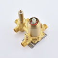 Single Handle 4 Spray Patterns Bathroom Rain Shower Faucet With Body Jet Handshower In Brushed Gold Valve Included Brushed Gold Brass
