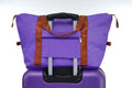 Hardshell Luggage Sets 20Inches Bag Spinner Suitcase With Tsa Lock Lightweight Purple Abs