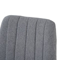 Modern Simple Light Luxury Dining Dark Grey Chair Home Bedroom Stool Back Student Desk Chair Metal Leg Silver Bow Chairs Set Of 4 Dark Gray Foam Metal
