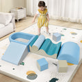 Soft Climb And Crawl Foam Playset 8 In 1Safe Soft Foam Nugget Block For Infants, Preschools, Toddlers, Kids Crawling And Climbing Indoor Active Play Structure Colorful Foam