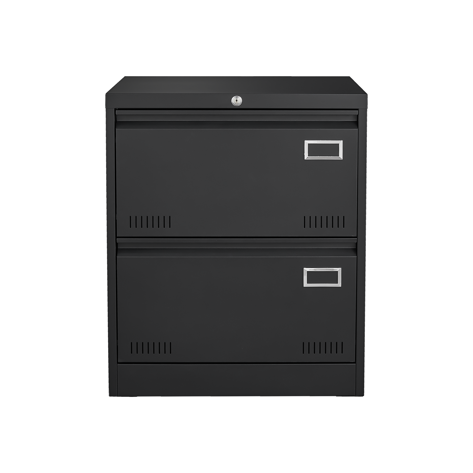 2 Drawer Metal Lateral File Cabinet With Lock,Office Vertical Files Cabinet For Home Office Legal Letter A4,Locking Metal File Cabinet,Assembly Required Black,With 2 Drawer Filing Cabinets 1 2 Drawers Black Office Drawers Included Modern Metal