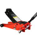 Floor Jack, 3.5 Ton Low Profile Floor Jack, Heavy Duty Steel Racing Floor Jack With Dual Piston Quick Lift Pump, Floor Jack Lifting Range 4