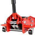 Floor Jack, 4 Ton Low Profile Floor Jack, Heavy Duty Steel Racing Floor Jack With Dual Piston Quick Lift Pump, Floor Jack Lifting Range 4