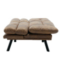 United We Win Furniture,Bedroom Furniture,Living Room Furniture,Sofa With Thick Cushion,Sofa Bed,Sleeper Sofa With Metal Feet. Coffee Microsuede 2 Seat