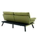 Coolmore Velvet Sofaaccent Sofa Seat Sofa With Metal Feet Green Linen