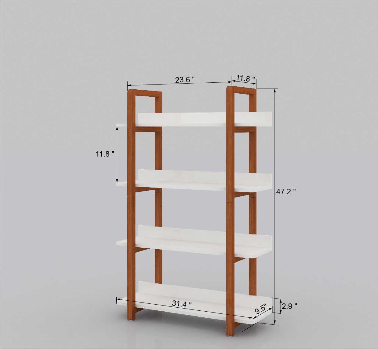 Multifuction Bookcase With Solid Wood Frame,Mix Color Plant Standing For Home Decro White Solid Wood Mdf