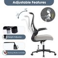 Sweetcrispy Ergonomic Executive High Back Office Chairmesh Computer Chair Gray Nylon Mesh
