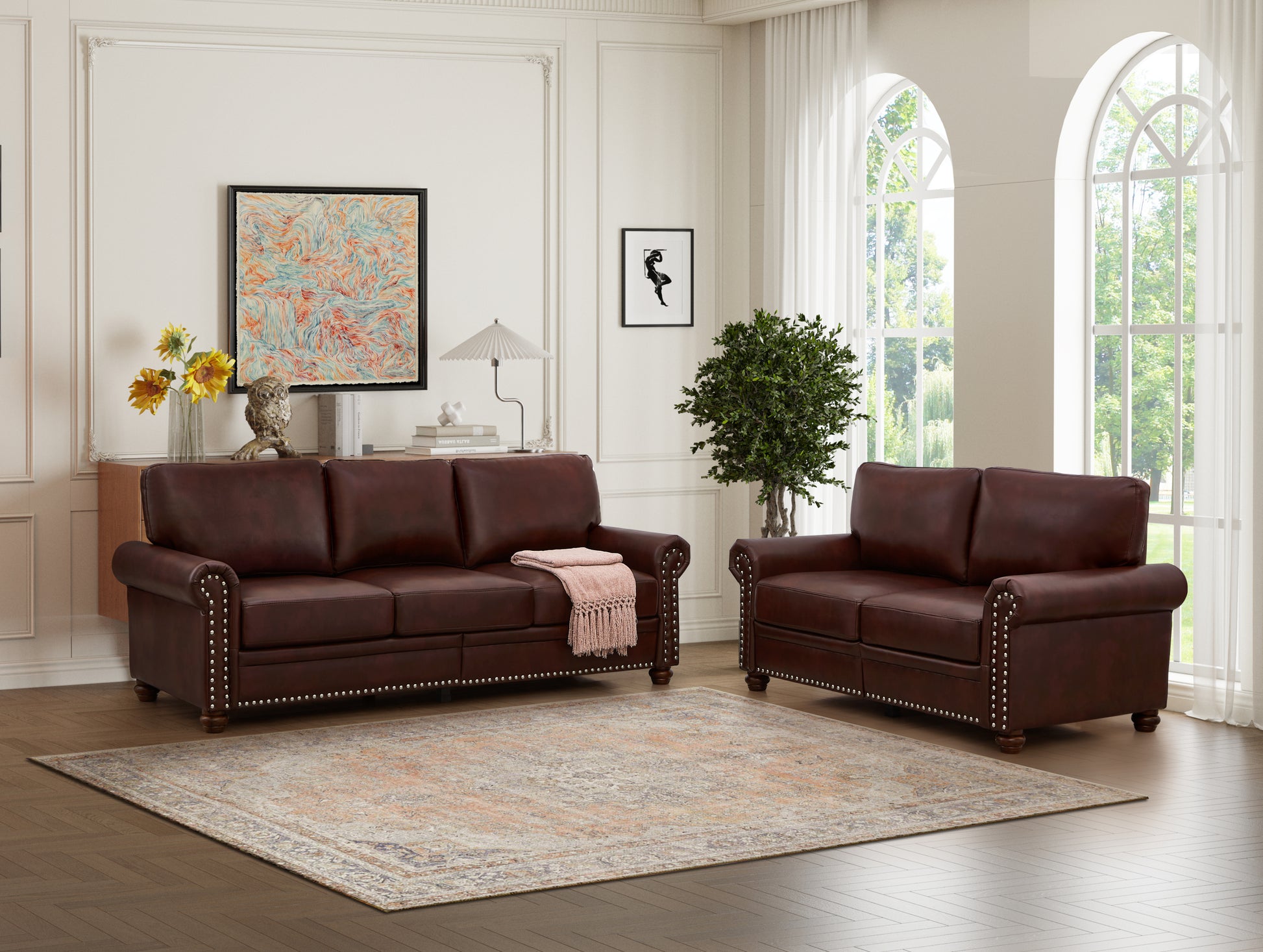 Living Room Sofa With Storage Sofa 2 3 Sectional Burdy Faux Leather Burgundy Foam Pu Leather 5 Seat