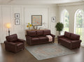 Living Room Sofa With Storage Sofa 1 2 3 Sectional Burdy Faux Leather Burgundy Foam Pu Leather 6 Seat