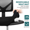 Sweetcrispy Armless Desk Chair Small Home Office Chair With Lumbar Support Black Nylon Mesh
