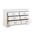 Traditional White Dresser Louis Phillippe Style Antique Drop Handles Classic Bedroom Furniture White Bedroom Classic,Traditional Wood