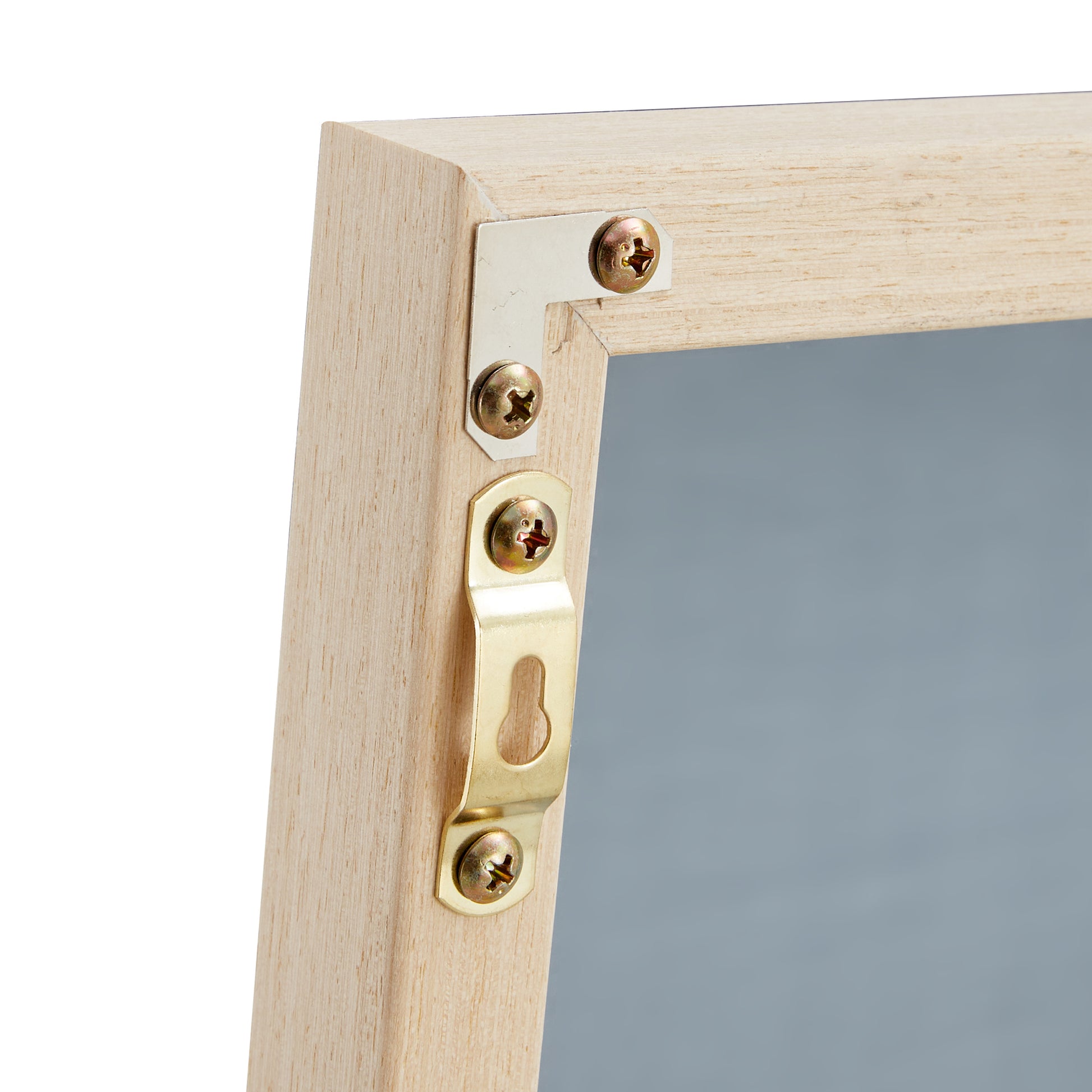 The3Rd Generation Packaging Upgrade Includes A Light Oak Solid Wood Frame Full Length Mirror, Dressing Mirror, Bedroom Entrance, Decorative Mirror, Clothing Store, And Floor Mounted Mirror. 60" *17.3" Light Oak Glass