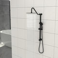 10 Inch Shower System With 5 Function Rain Hand Shower, 26.3