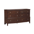 Transitional Style Bedroom Furniture 1Pc Dresser Of 6X Drawers Dark Cherry Finish Wooden Furniture Cherry Bedroom Classic,Transitional Wood