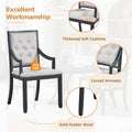 Retro 5 Piece Dining Set Extendable Round Table And 4 Chairs For Kitchen Dining Room Black Oak Black Mdf