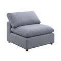 Modern Modular Sectional Sofa Set, Self Customization Design Sofa, Grey Grey Linen