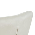 Modern Velvet Fabric With Chrome Legs Living Room Furniture Dining Chair, Soft And Comfortable, Lift Adjustment, Free Movement Convenient, Space Saving. Set Of 1 Beige Foam Metal