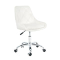 Modern Velvet Fabric With Chrome Legs Living Room Furniture Dining Chair, Soft And Comfortable, Lift Adjustment, Free Movement Convenient, Space Saving. Set Of 1 Beige Foam Metal