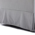 Single Seat Module Sofa Sectional Couch With 1 Ottoman,Cushion Covers Removable And Washable,Light Grey Light Grey Wood Primary Living Space Soft Modern Rubberwood Foam Linen 1 Seat