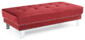 Derek G373 O Ottomancherry Cherry Foam Velvet