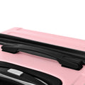 Luggage Sets Model Expandable Abs Hardshell 3Pcs Clearance Luggage Hardside Lightweight Durable Suitcase Sets Spinner Wheels Suitcase With Tsa Lock 20''24''28'' Pink Pink Black Abs