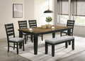 1Pc Contemporary Style Dining Rectangular Table With18