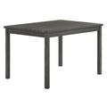 Dining Table Dining Chairs Kitchen Dining Table Dining Table Small Kitchen Dining Table Small Space Dining Table Dining Table Home Furniture Rectangular Modern,Old Sku:W1781S00005 Black Gray Solid Wood Mdf