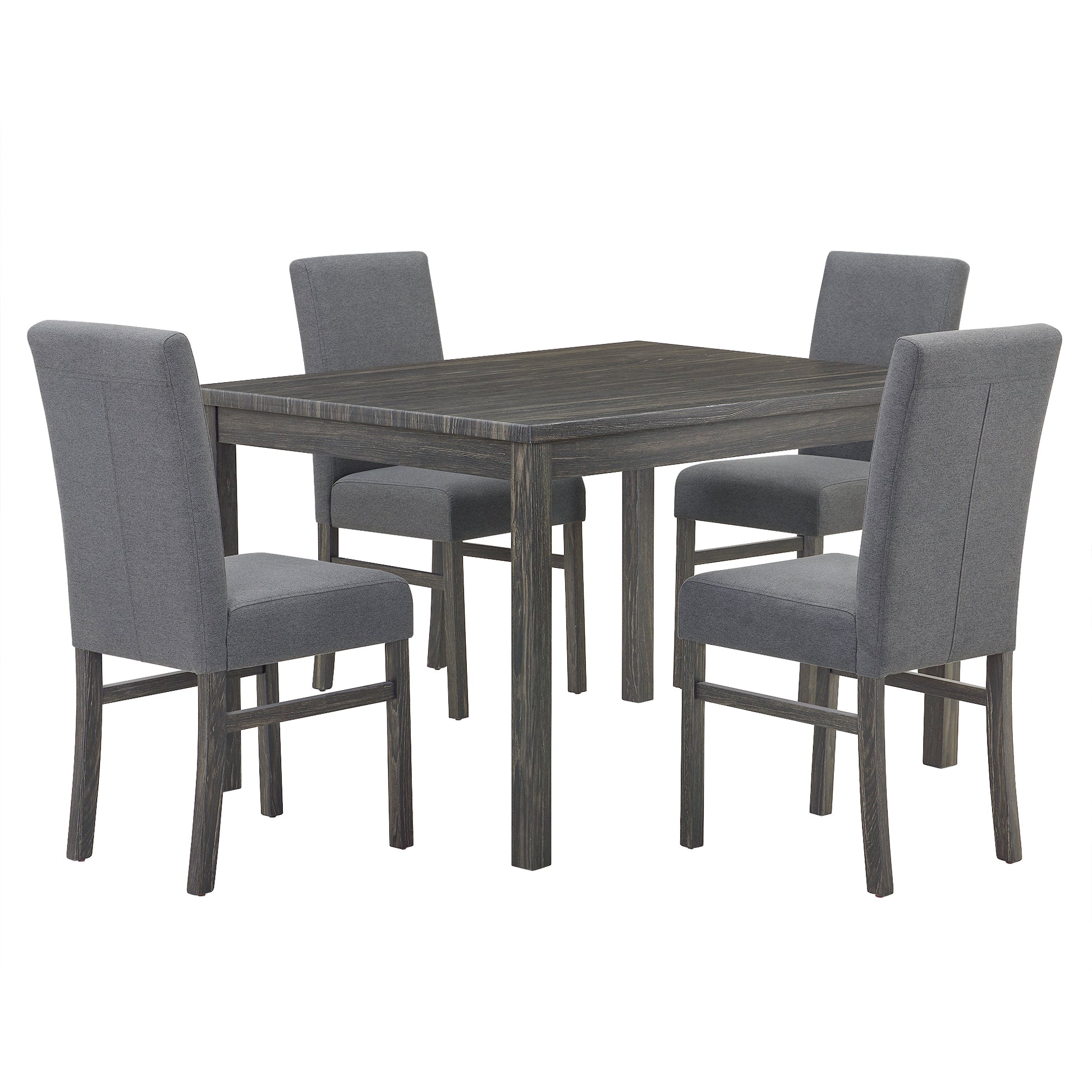 Dining Table Dining Chairs Kitchen Dining Table Dining Table Small Kitchen Dining Table Small Space Dining Table Dining Table Home Furniture Rectangular Modern,Old Sku:W1781S00005 Black Gray Solid Wood Mdf