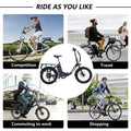 Electric Bike For Adults, 500W Motor 25Mph Max Speed, 48V 10Ah Removable Battery, 20