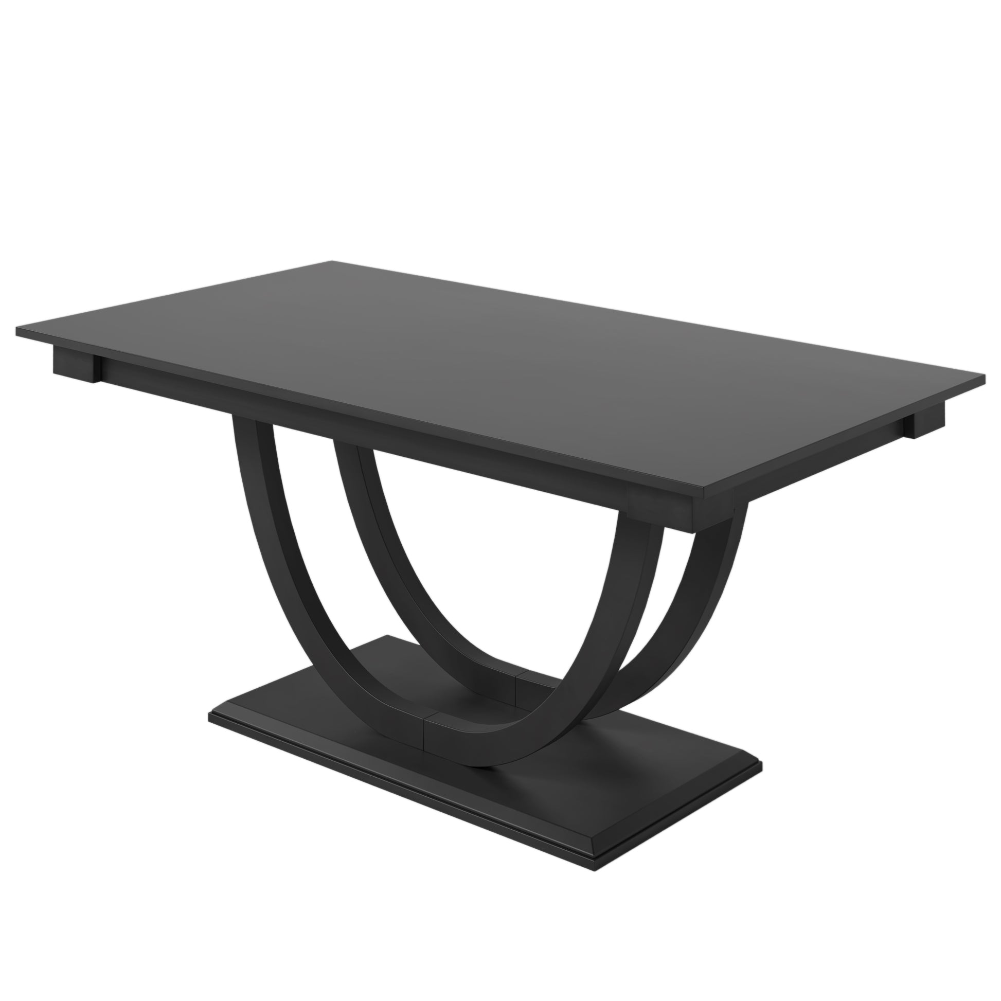 6 Piece Wood Half Round Dining Table Set Kitchen Table Set With Long Bench And 4 Dining Chairs, Modern Style, Gray Gray Wood Dining Room Bench Seating Rubberwood Rectangular Dining Table With Chair And Bench Upholstered Chair Wood Gray Solid Back Seats 6