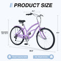 7 Speed Bicycles, Multiple Colors 26