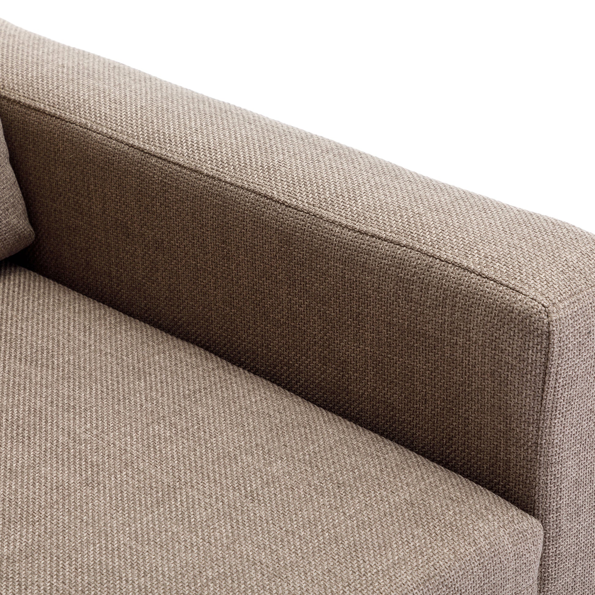4 Seat Module Sectional Sofa Couch With 1 Ottoman For Living Room,Seat Cushion And Back Cushion Non Removable And Non Washable,Brown Brown Wood Primary Living Space Soft Modern Rubberwood Foam Linen 4 Seat