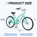 7 Speed Bicycles, Multiple Colors 26