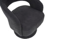Swivel Accent Chair Armchair, Round Barrel Chair In Fabric For Living Room Bedroom,Grey Teddy Grey Teddy Foam Faux Fur