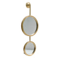 2 Circle Mirrors For Wall Decor, Unique Contemporary Wall Mirror For Living Room Bedroom Entryway,11