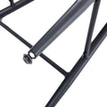 Bar Stools Set Of 2 Armless Counter Low Bar Stools Without Back Modern Pu Leather Stools With Metal Leg And Footrest ,Black Black Pu Kitchen Foam Dry Clean Modern Bar Stools Foam Pu Leather