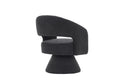 Swivel Accent Chair Armchair, Round Barrel Chair In Fabric For Living Room Bedroom,Grey Teddy Grey Teddy Foam Faux Fur