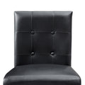 Nordic Square Dining Table And Chair Black Foam Mdf
