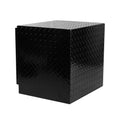 18 Inch Heavy Duty Aluminum Diamond Plate Tool Underbody Box, Waterproof Square Truck Storage Organizer Chest For Pick Up Truck Bed, Rv Trailer With T Handle Lock And Ke 18