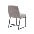 Upholstered Linen Fabric Dining Chairs Set Of 2 With Metal Legs, Mid Century Modern Leisure Chairs For Kitchen Living Room Dining Room Bistro Coffee Shop,Coffee Coffee Dining Room Foam Dry Clean Modern Dining Chairs Foam Linen