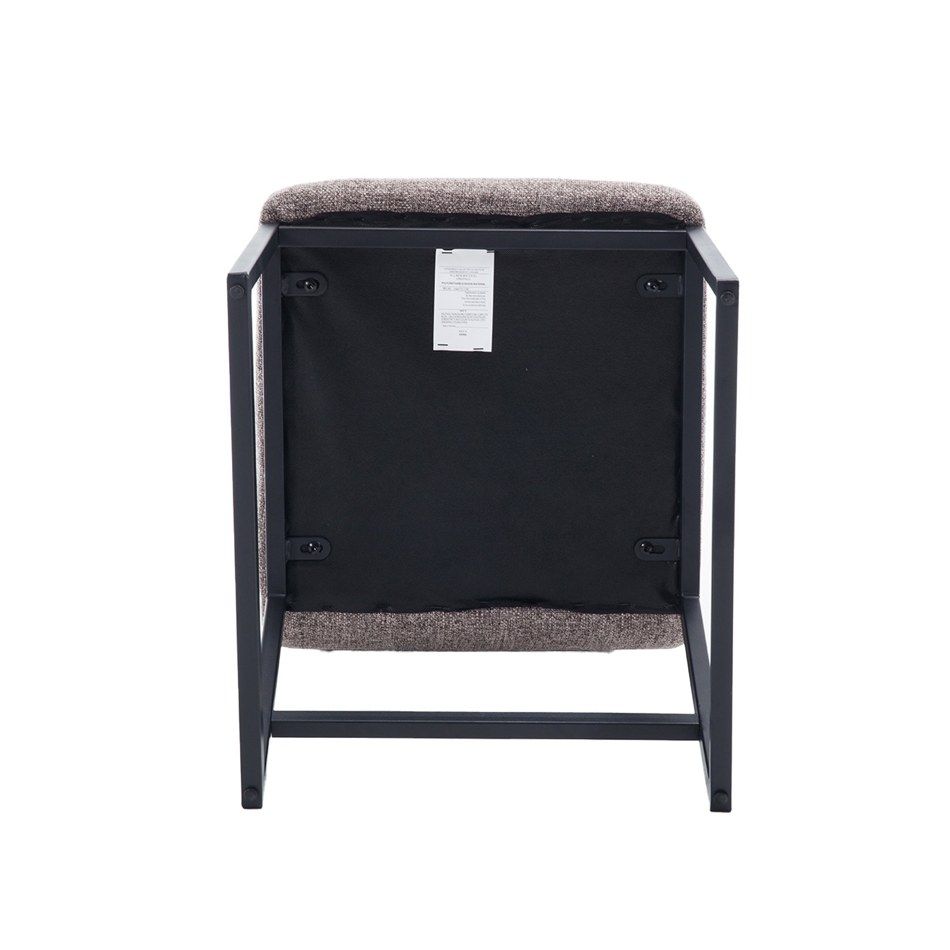 Upholstered Linen Fabric Dining Chairs Set Of 2 With Metal Legs, Mid Century Modern Leisure Chairs For Kitchen Living Room Dining Room Bistro Coffee Shop,Coffee Coffee Dining Room Foam Dry Clean Modern Dining Chairs Foam Linen