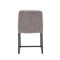Upholstered Linen Fabric Dining Chairs Set Of 2 With Metal Legs, Mid Century Modern Leisure Chairs For Kitchen Living Room Dining Room Bistro Coffee Shop,Coffee Coffee Dining Room Foam Dry Clean Modern Dining Chairs Foam Linen