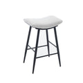 Bar Stools Set Of 2 Armless Counter Low Bar Stools Without Back Modern Linen Fabric Breakfast Stools With Metal Leg And Footrest,Beige Gray Pale Blue Beige Kitchen Foam Dry Clean Modern Bar Stools Foam Linen