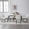 Upholstered Leather Dining Chairs Set Of 2 With Metal Legs, Mid Century Modern Leisure Chairs For Kitchen Living Room Dining Room Bistro Coffee Shop,Cream Cream Dining Room Foam Dry Clean Modern Dining Chairs Foam Pu Leather