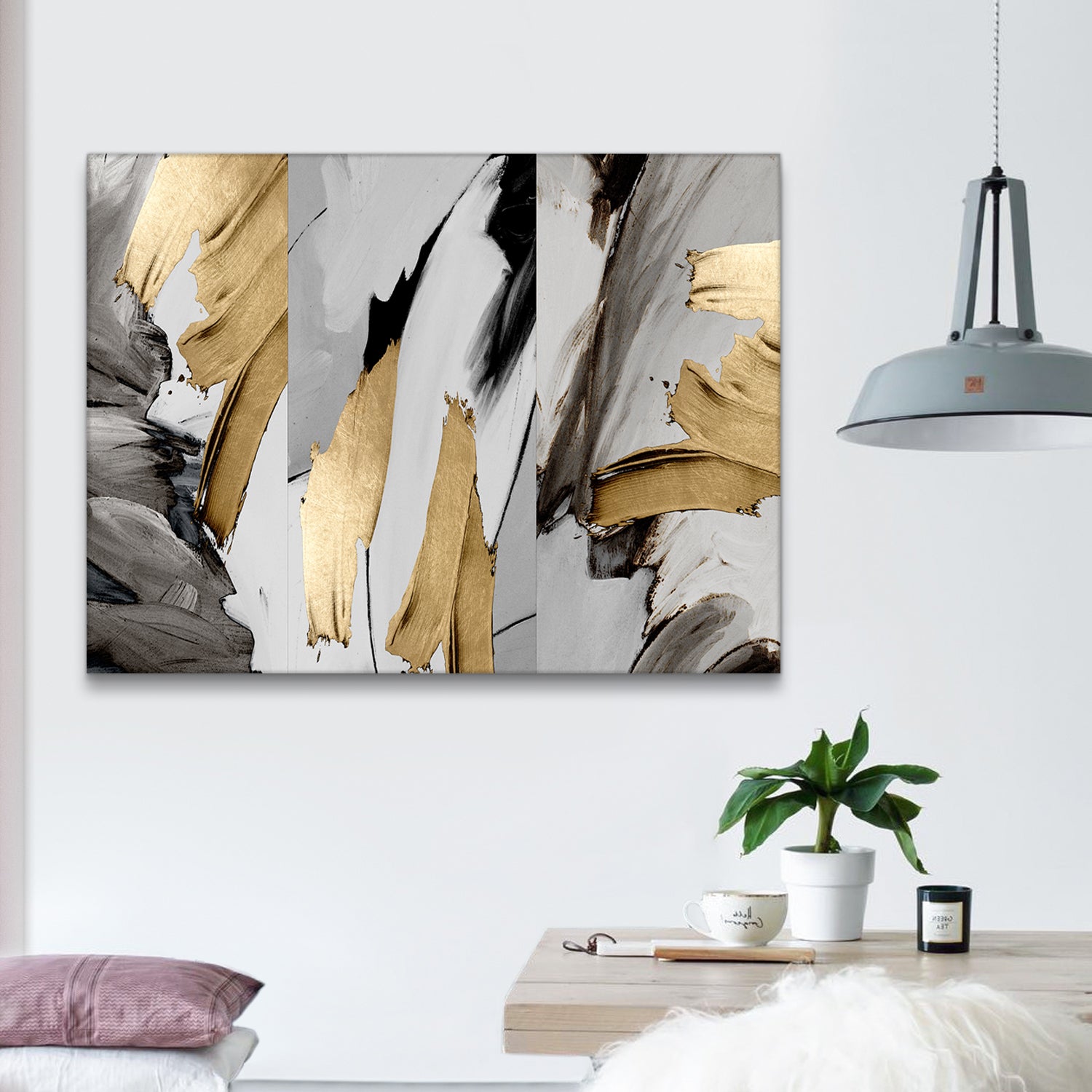 1Pcs Framed Canvas Wall Art Decor Abstract Style Painting, Gold And Silver Color Painting Decoration For Office Living Room, Bedroom Decor 4028In Thickness 1.5Inch Rectangle Framed Multicolor Abstract Expressionism Living Room Large 33In 40In Graphic