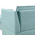 Modern Large U Shape Modular Sectional Sofa, Convertible Sofa Bed With Reversible Chaise For Living Room, Storage Seat Light Green Linen
